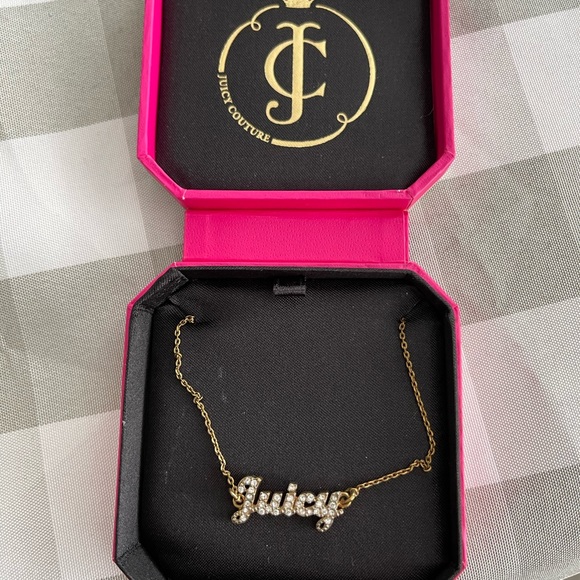 Juicy Couture “Juicy” Bling Necklace - Picture 4 of 6